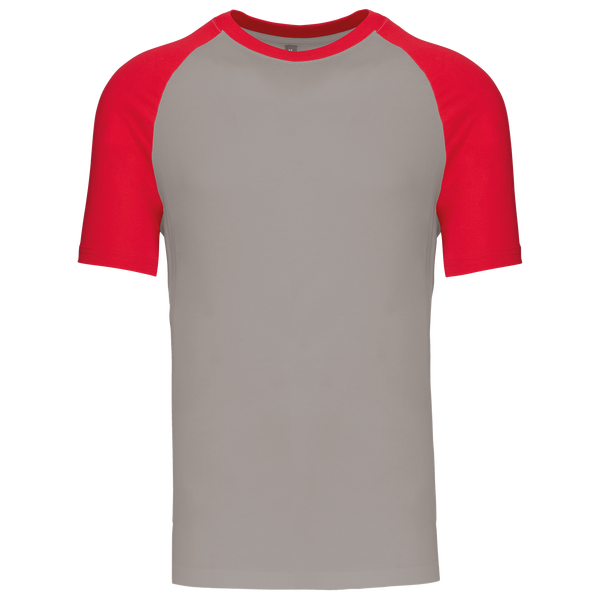 Light Grey / Red